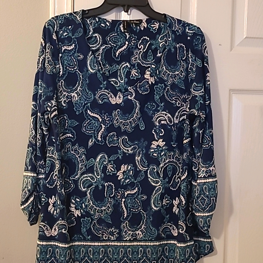 Just Ask- New Directions tunic blouse